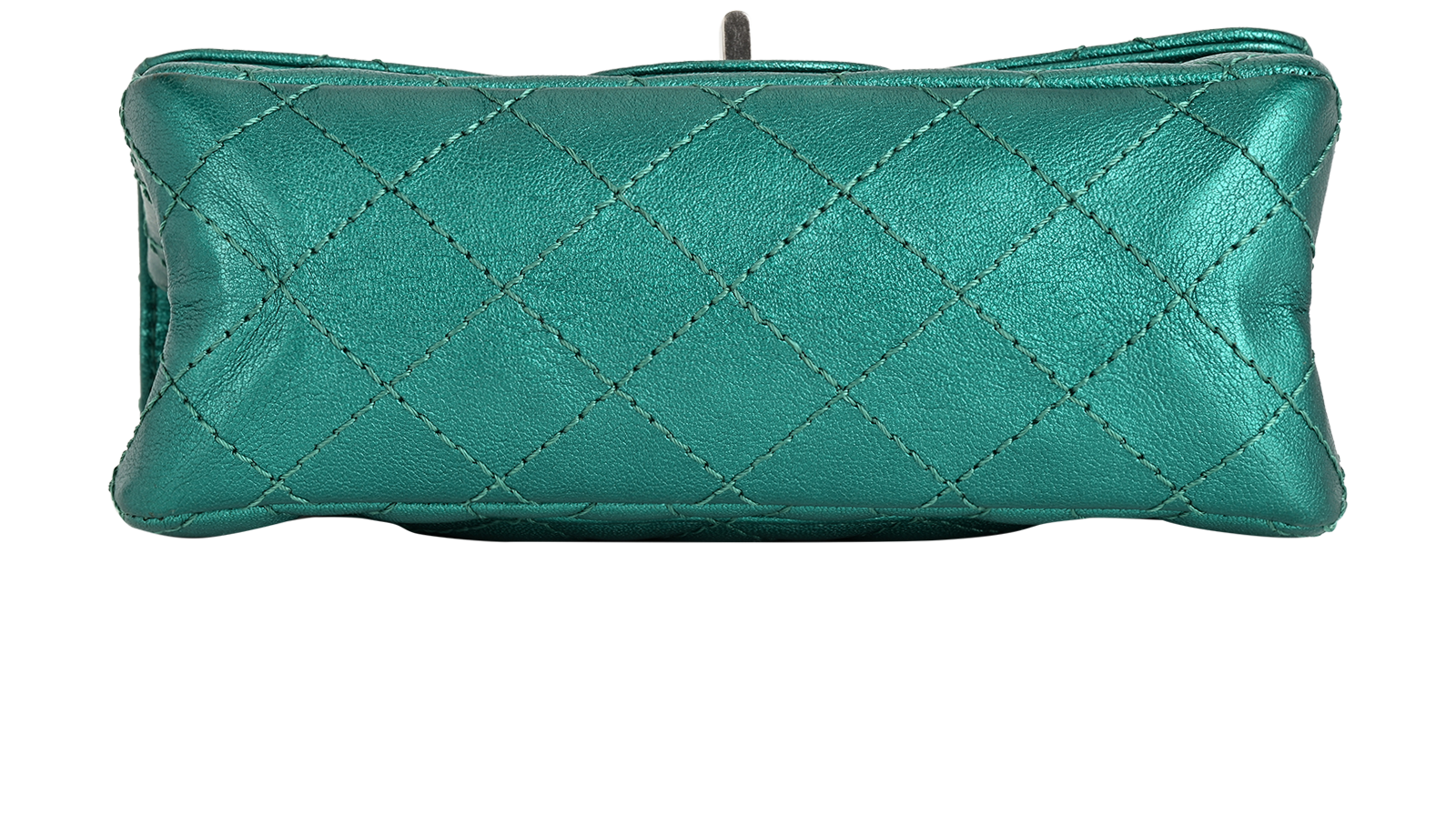 Metallic Reissue 2.55 224, &pound;2,900, Handbags, Green, Leather, Top view